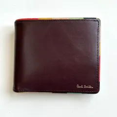 ポールスミス　Paul Smith 二つ折り財布　アーティストストライプポップ