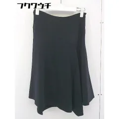 ◇ ◎ MISCH MASCH ミッシュマッシュ タグ付き サイドジップ 膝丈 フレア スカート サイズ1 ブラック レディース  【中古】 【1110220012215】