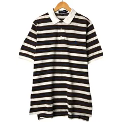 古着 90年代 ラルフローレン Ralph Lauren POLO GOLF ポロゴルフ マルチボーダー 半袖 ボーダー ポロシャツ メンズL相当/eaa561338