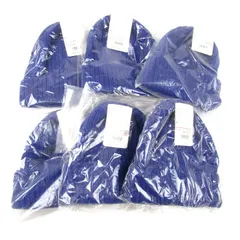 ナノユニバース ニットキャップ 未使用 帽子 6点セット まとめて 大量 ブランド メンズ レディース 57-59cmサイズ ブルー nano universe