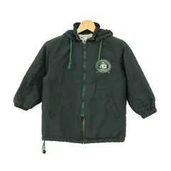 ジェイプレス 中綿ジャケット フーディ 裏ボア ジャンパー アウター キッズ 男の子用 120サイズ グリーン J.PRESS 【中古】