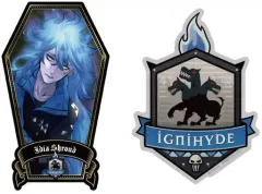 【中古】シール・ステッカー 6.イグニハイド寮 トラベルステッカーセット(2枚組) 「ディズニー ツイステッドワンダーランド」