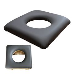 お尻が痛くならない よもぎ蒸し 極厚 高反発 クッション 単品 四角 横35×縦33×厚み5cm 円形 穴直径 17cm 韓国産 エステ よもぎ蒸し 椅子 よもぎ蒸しセット 防水 レザークッション 座布団