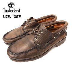 Timberland HERITAGE 3 EYE CLASSIC LUG 30003 ティンバーランド ヘリテージ 3アイ クラシック ラグ デッキシューズ ブラウン サイズ：US 105W 古着 中古