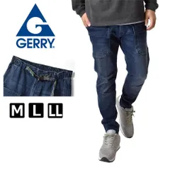GERRY 《72ブルー》 新品 未使用 ジェリー テーパードパンツ メンズ スリム ストレッチ ジョガーパンツ キャンプ アウトドア 大収納 多ポケット【A7T】【ゆうパケット】 ファッション