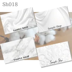 ♦︎♢sh018　ショップカード ネイルチップ台紙　アクセサリー台紙　シンプル デザイン　マーブル模様　大理石　サンキューカード　メッセージカード　名刺　　91mmx55mm　片面100枚　グラフィック　オーダーメイドカード　デザイン