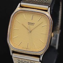 ジャンク 裏蓋無 SEIKO セイコー クォーツ メンズ ゴールド 6020