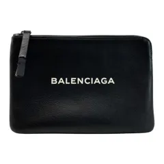 ☆☆BALENCIAGA バレンシアガ レザー ブラック ポーチのサムネイル