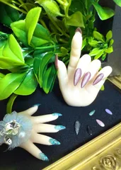 ドール用選べる単色カラーネイルチップ