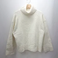 ◇ ⊇ URBAN RESEARCH タートルネック ミドルゲージ 長袖 ニット サイズF アイボリー レディース E  【1504240015330】