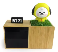 【中古】置き時計・掛け時計 CHIMMY(ジミン) LED DIGITAL DESK CLOCK(BABYデジタル置き時計) 「BT21」