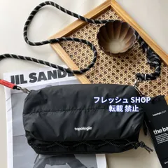 【新品未使用】新店セール！特価 Topologie ボトルサコッシュ トポロジー ストラップ付き ショルダーバッグ ブラック