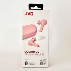 JVC WIRELESS STEREO HEADSET PINK ジェイブイシー ワイヤレスステレオヘッドセット 完全ワイヤレスイヤホン HA-A7T-P ピンク ①