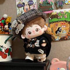 20cmぬいぐるみ用 着せ替えぬい服 ぬい服  6点セット  可愛い 棉花娃娃 ちびぬい服 cotton doll ちびぐるみ 推し活 綿人形かわいい着せ替えぬいぐるみ 20cmdollドール衣装