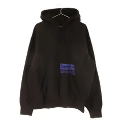 SUPREME (シュプリーム) 21AW×JUNYA WATANABE COMME des GARCONS MAN Hooded Sweatshirt ジュンヤワタナベコムデギャルソン プルオーバースウェットパーカー ブラックのサムネイル