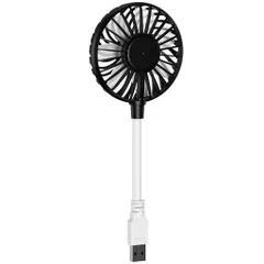 扇風機ミニ送風機小型USB扇風機静音軽量携帯に便利?用/オフィス/デスクトップなどに適用(ブラック)