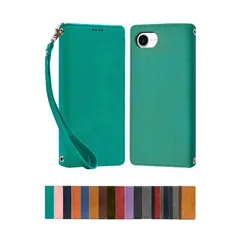 【 新品 未開封 】   shizukawill iPhone16e 手帳型 ケース カバー 本革調 レザーケース (シズカウィル) エメラルドグリーン APIPSE4EMERALD 未使用 送料無料