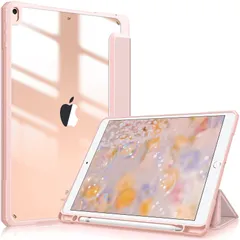 Fintie iPad Air 2019 ケース iPad Air3 10.5インチ / iPad Pro 10.5 2017 透明バックカバー Apple Pencil 収納可能 三つ折スタンド スリープ機能 軽量 薄型 傷つけ防止 PU合成レザー TPU