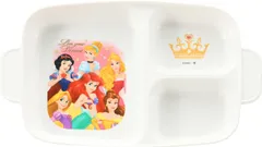 【特価商品】ランチプレート プリンセス 深型 日本製 子供用 ディズニー 食器 仕切り皿 電子レンジ・食洗器対応 ヤクセル(Yaxell) 抗菌仕様 26×15.5×2.8cm 13406