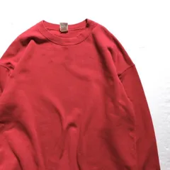 90's USA製 チーター ソリッドカラー クルーネック スウェット 赤系 (XL) 無地 90年代 アメリカ製 旧タグ オールド 無地 CHEETAH アメリカ古着 USED  ビンテージ ヴィンテージ