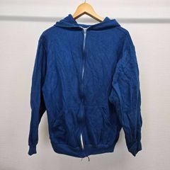 RUSSELL ATHLETIC ラッセル 金タグ フルジップアップパーカー M 青 ブルー ヴィンテージ メンズ 古着 M-C-408