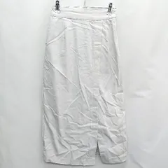 ◇ SENCE OF PLACE センスオブプレイス ロング丈 タイト スカート サイズM ホワイト系 レディース E  【1407180026889】