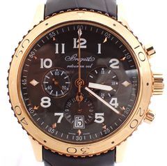 定価250万超 美品 Breguet(ブレゲ) トランスアトランティック 3810BR/92/9ZU PG/革 AT ピンクゴールドケース 自動巻き レザーベルト メンズ