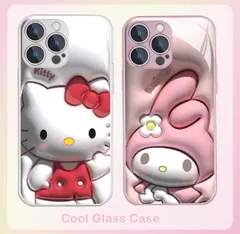 スマホケース　ハローキティ　iPhoneケース　全機種対応　特殊立体ペイント
