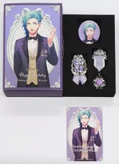 【中古】銀製品・指輪・アクセサリー(キャラクター) 美風藍 バースデーシャイニングエンブレムブローチセット 「うたの☆プリンスさまっ♪」 ブロッコリーオフィシャルストア限定