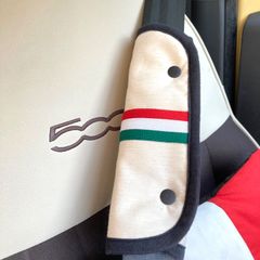 No.351  イタリアカラー　シートベルトカバー2点セット　ハンドメイド