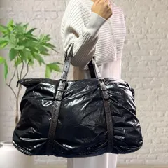 超希少！ボッテガヴェネタナイロン✖️レザーミニボストンバッグ花柄黒