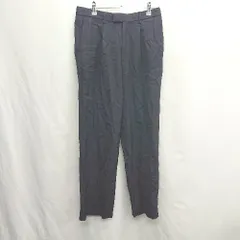 ◇ ⊆ アダム エ ロペ シンプル　ベーシック スラックス サイズ38 ネイビー系 メンズレディース E  【1505220002968】