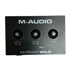 M-Audio M-Track Solo コンボ入力 ファンタム電源搭載 48-KHz 2チャンネル USBオーディオインターフェース