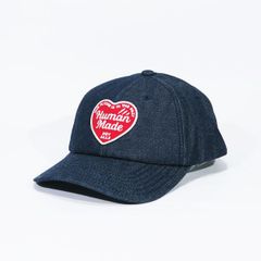 新品 HUMAN MADE ヒューマン メイド 6PANEL DENIM CAP HM29GD049 6パネル デニム キャップ インディゴ 帽子 aprkのサムネイル