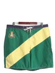 【お得なクーポン配布中!】 90s ポロ ラルフローレン ショート パンツ メンズ 36 / オールド スイム ショーツ 水陸両用 ワンポイント ナイロン コットン 短パン カーゴ