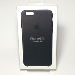 iPhone 6 / 6S レザーケース ブラック(黒)◆MKXW2FE/A 開封未使用