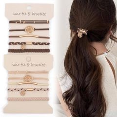 【数量限定】BIANHUAN ヘアゴム おしゃれ ヘアアクセサリー リボン シンプル 大人っぽい ゴム キッズ まとめ髪 ヘアアクセサリー プレゼント 通勤 12本セット