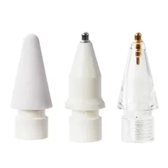 (第1世代)(第2世代)(USB-C)対応】 抵抗タイプ/極細タイプ/極細透明タイプの3個入り Pencil 【Apple ipad ペン先 ペン先 アップルペンシル ペンシル 交換用 pencil PWTIPAPAS01 apple エレコム