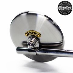 JCMAミラー φ80 ヘアライン ハーレーダビッドソン用 MOTOR ROCK (MR-HC063H)