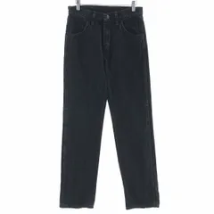 古着 ラスラー RUSTLER ブラックデニム ストレートデニムパンツ メンズw29相当/eaa402561