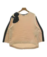 ALYSI アリジ シルク100% コットン ベージュ トップス 変形トップス ALYSI アリジ シルク100% コットン ベージュ トップス 変形