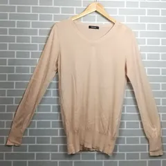 M1-00042 【Women】ZUCCA(ズッカ) 長袖薄着ニット (M) /ベージュ