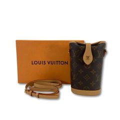 LOUIS VUITTON ルイヴィトン モノグラム フォールド ミーポーチ ショルダーバッグ M80874 ICタグ
