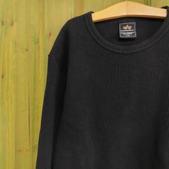 ALPHA INDUSTRIES アルファインダストリーズ  長袖Tシャツ ロンT 無地