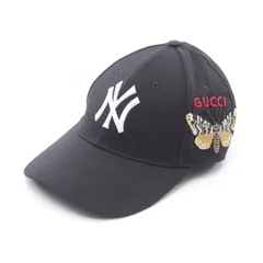GUCCI✖️ニューヨークヤンキース ベースボールキャップ　newera GUCCI グッチ 18AW × NY Yankees MLB GG キャンバス ベース