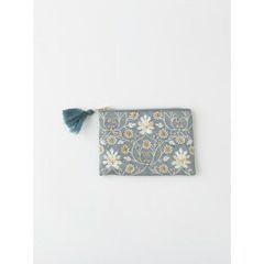龍村美術織物 × 京菓子司 末富「末富青遙」フラットポーチ - メルカリ