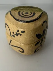 【値下げ】 【真正保証】 奥磯太覚 黒織部 茶碗 値下げ】 【真正保証】 奥磯太覚 黒織部 茶碗 織部黒茶碗