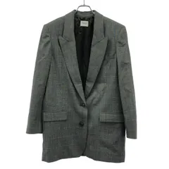 ISABEL MARANT ETOILE イザベルマラン エトワール 23AW PRECIOUS BLAZER チェック柄ウールブレザージャケット VE0133FA-A3F29E グレー 36