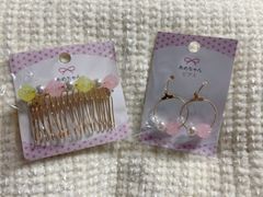 スイーツ アクセサリー୨୧あめちゃんピアス＆コーム