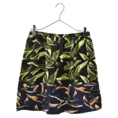EMILIO PUCCI (エミリオプッチ) 切り替えデザインプリーツミニスカート マルチ グリーン ネイビー レディース SKEG-LM-0025のサムネイル